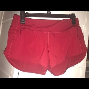 Lululemon speed shorts